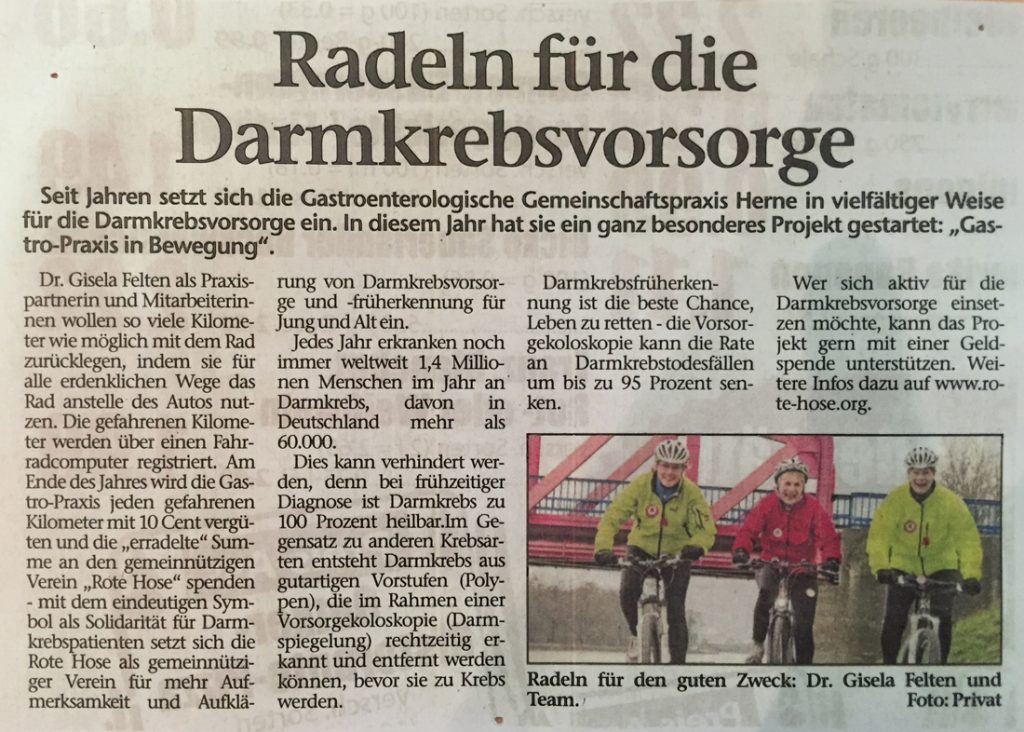 Spendenradeln_Darmkrebsvorsorge_Rote_Hose